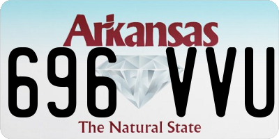 AR license plate 696VVU