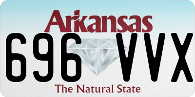 AR license plate 696VVX