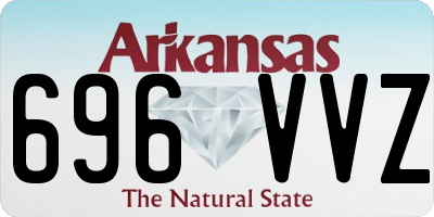 AR license plate 696VVZ