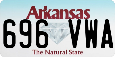 AR license plate 696VWA