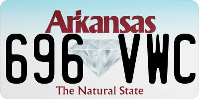 AR license plate 696VWC