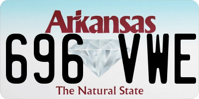 AR license plate 696VWE