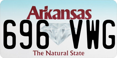 AR license plate 696VWG
