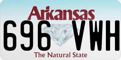 AR license plate 696VWH