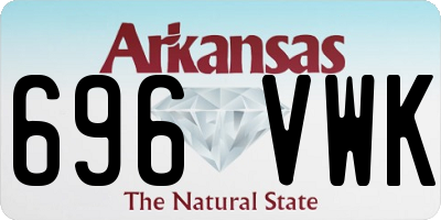 AR license plate 696VWK