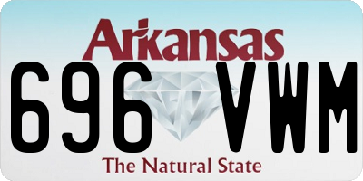 AR license plate 696VWM