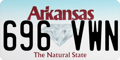 AR license plate 696VWN