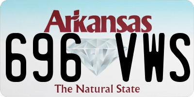 AR license plate 696VWS