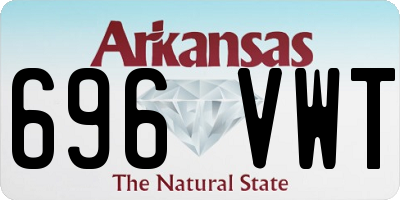 AR license plate 696VWT