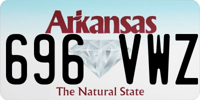 AR license plate 696VWZ