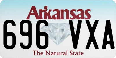 AR license plate 696VXA
