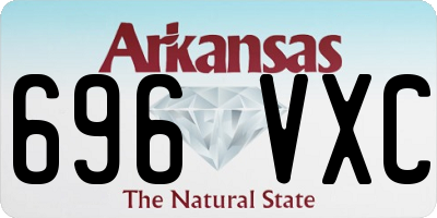 AR license plate 696VXC