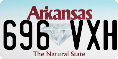 AR license plate 696VXH