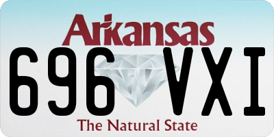 AR license plate 696VXI