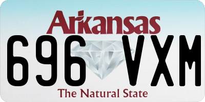 AR license plate 696VXM