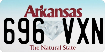 AR license plate 696VXN