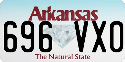 AR license plate 696VXO