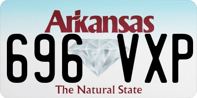 AR license plate 696VXP