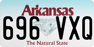 AR license plate 696VXQ