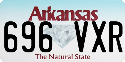 AR license plate 696VXR
