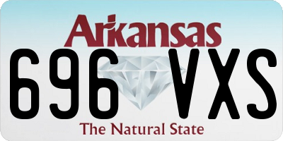 AR license plate 696VXS