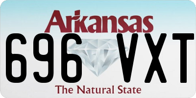 AR license plate 696VXT