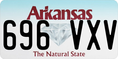 AR license plate 696VXV