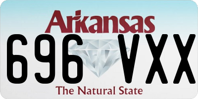 AR license plate 696VXX