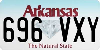 AR license plate 696VXY