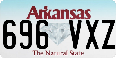 AR license plate 696VXZ