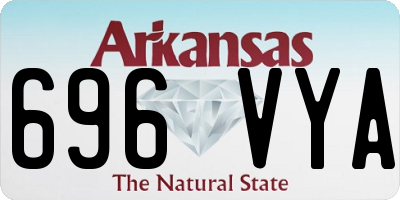 AR license plate 696VYA