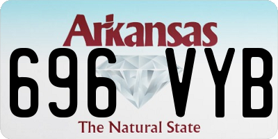 AR license plate 696VYB