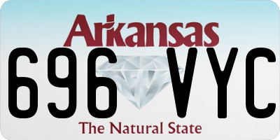 AR license plate 696VYC