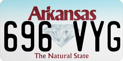 AR license plate 696VYG