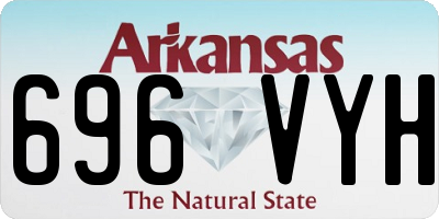 AR license plate 696VYH