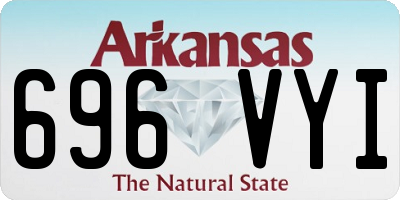 AR license plate 696VYI