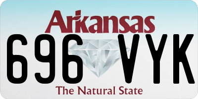 AR license plate 696VYK