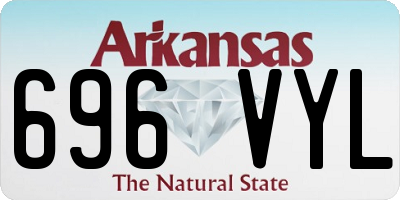 AR license plate 696VYL