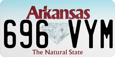 AR license plate 696VYM