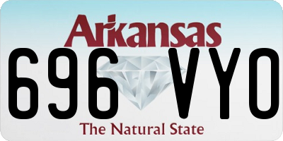 AR license plate 696VYO