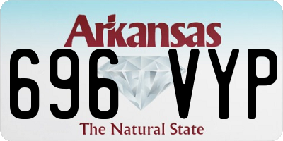AR license plate 696VYP
