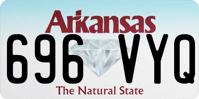 AR license plate 696VYQ