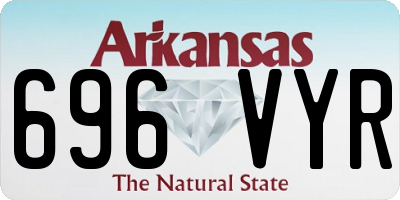 AR license plate 696VYR