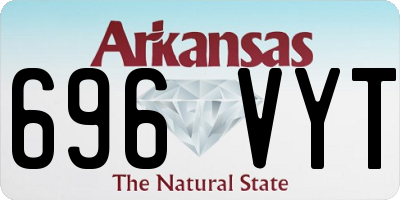 AR license plate 696VYT