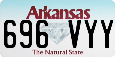 AR license plate 696VYY