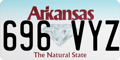 AR license plate 696VYZ
