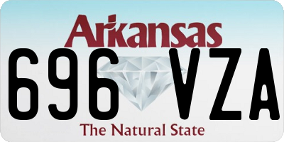 AR license plate 696VZA