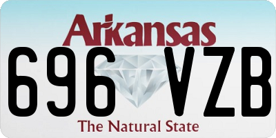AR license plate 696VZB