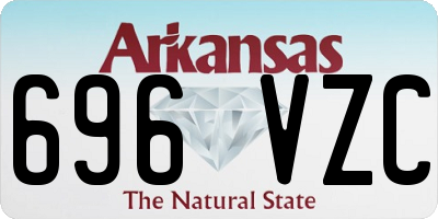 AR license plate 696VZC