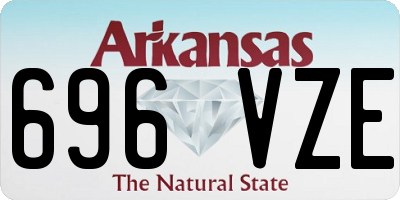 AR license plate 696VZE